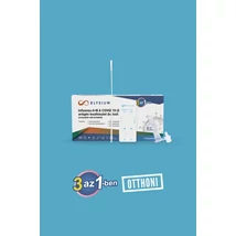 Elysium 3 az 1-ben SARS-CoV-2 & influenza A+B Ag kombinált otthoni gyorsteszt - 1 db tesztkészlet (orrlyuk) 
