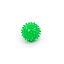 Tüskés masszírozó labda 9 cm (zöld)