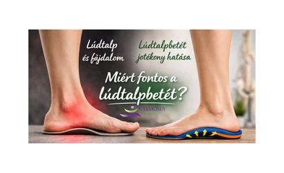 Mi a lúdtalp és miért fontos a lúdtalpbetét?