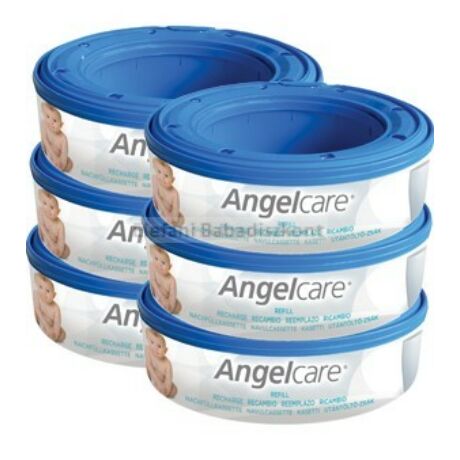 Angelcare használt-pelenka tároló utántöltő zsák (6 db)