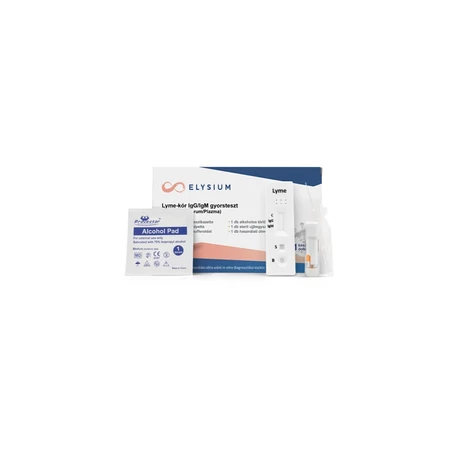 lysium Lyme-kór IgG/IgM gyorsteszt - 1 db tesztkészlet (ujjbegyvérből)