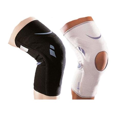 Silistab Genu térdrögzítő zárt-385-37-39-cm-Feher-nyilassal-a-terdkalacsnal
