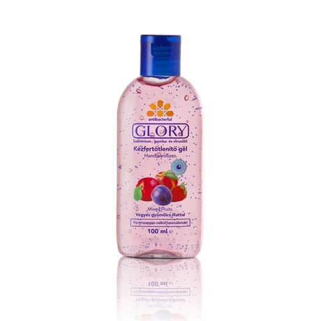 Glory kézfertőtlenítő gél 100 ml vegyes gyümölcs illattal
