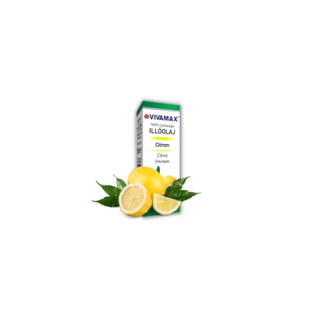 Citrom 100%-os tisztaságú illóolaj (10 ml)