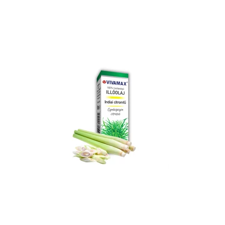 Indiai citromfű 100%-os tisztaságú illóolaj (10 ml)